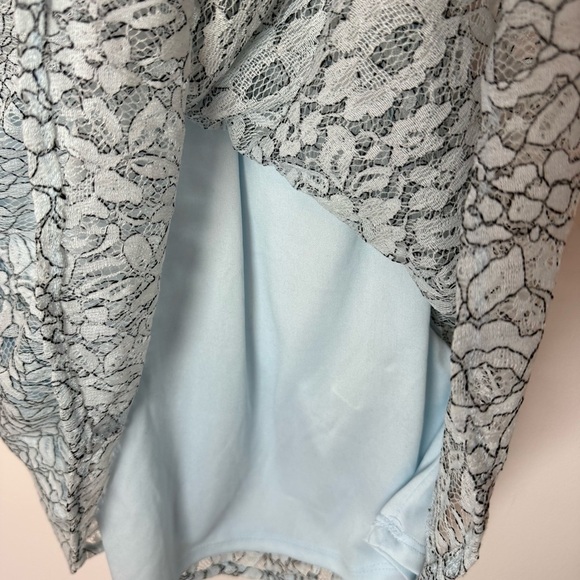 Forever 21 Lace Blue Babydoll Minidress Size M - Picture 6 of 6